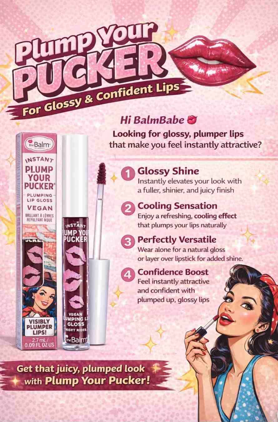 Plump Your Pucker for Glossy and Confident Lips